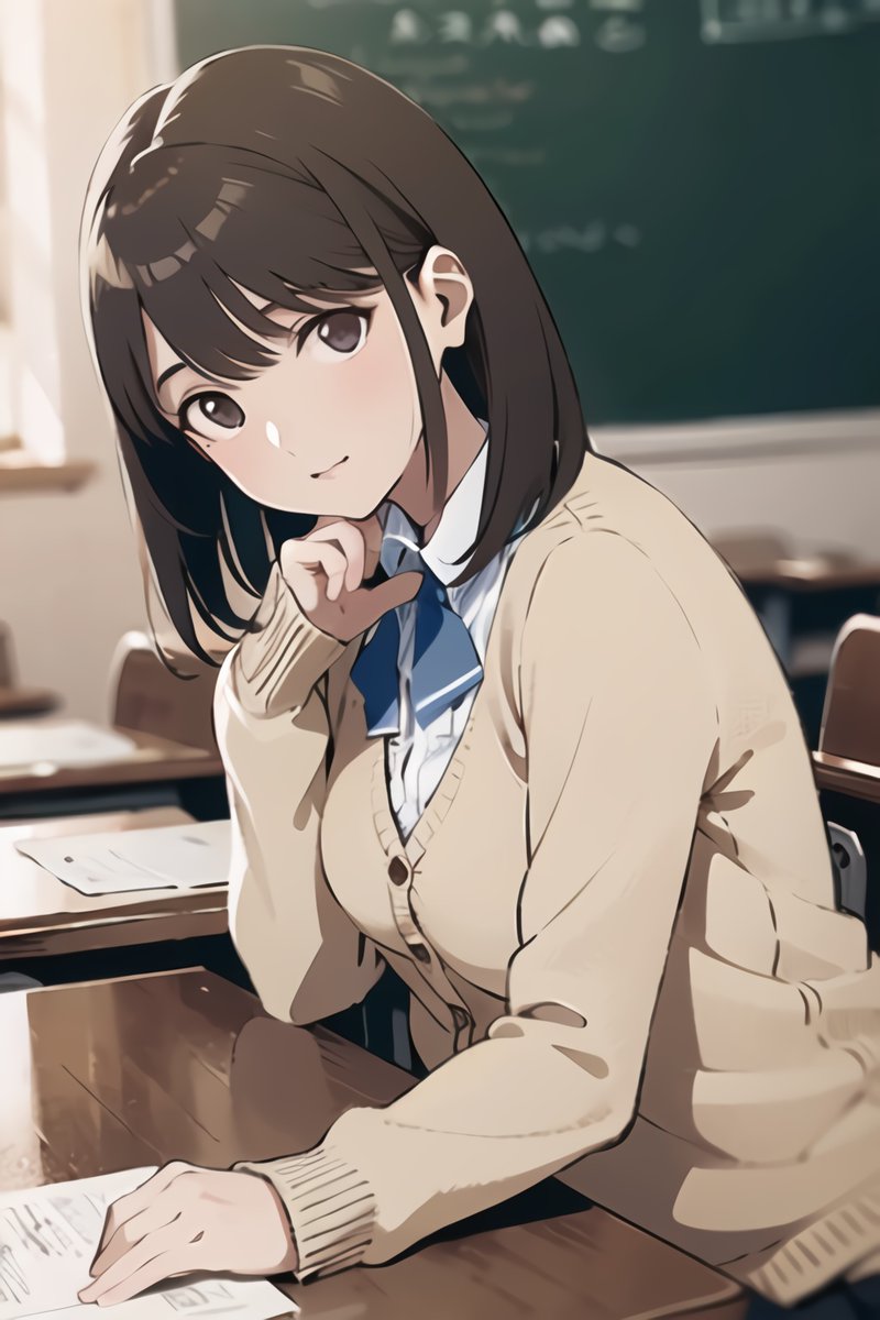 「もう少しで本番だね。がんばろ？」 姉ヶ崎さん、今日も冬期講習に参加してるのか。自習室でも見かけるし、受験…