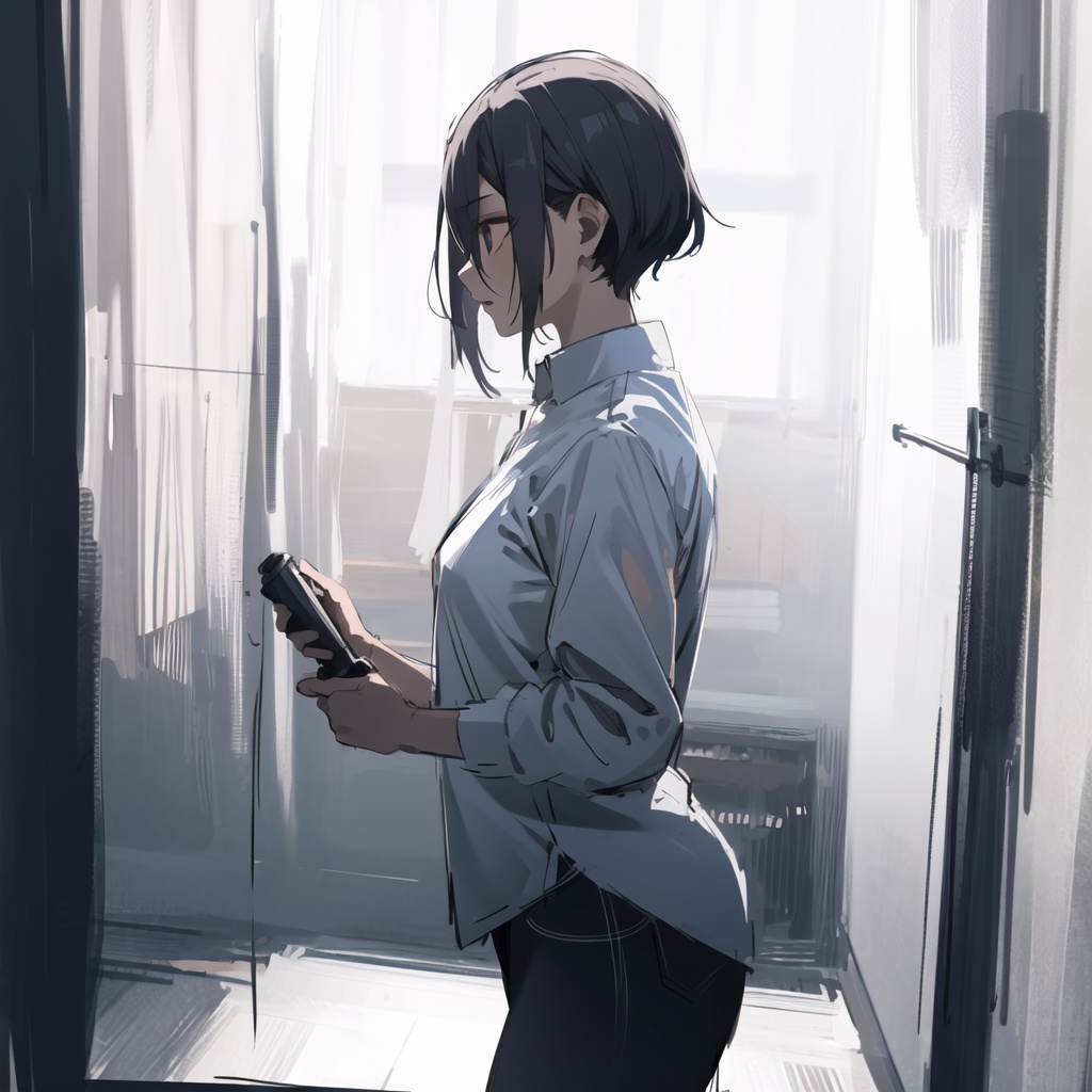 ん、ライトセーバーを持っていったい何を……。ん、まさか、戦いに赴く決意をしたというのかRinko