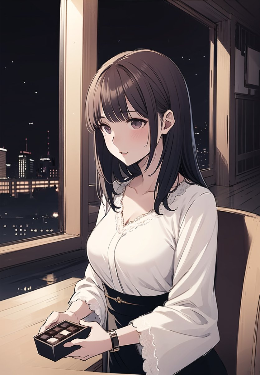 （うーん。うーん。ネネさん、誰にチョコを渡してるんだーっ！ え、チョコを部屋で一緒に……？ ま、まさか私も…