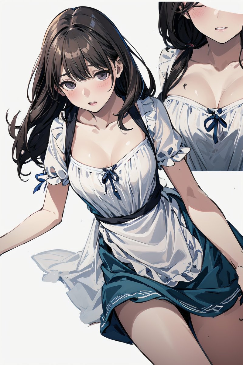休日に食事を作りに来てくれた女の子。高校生の頃はファミレスでバイトをしていたようだ