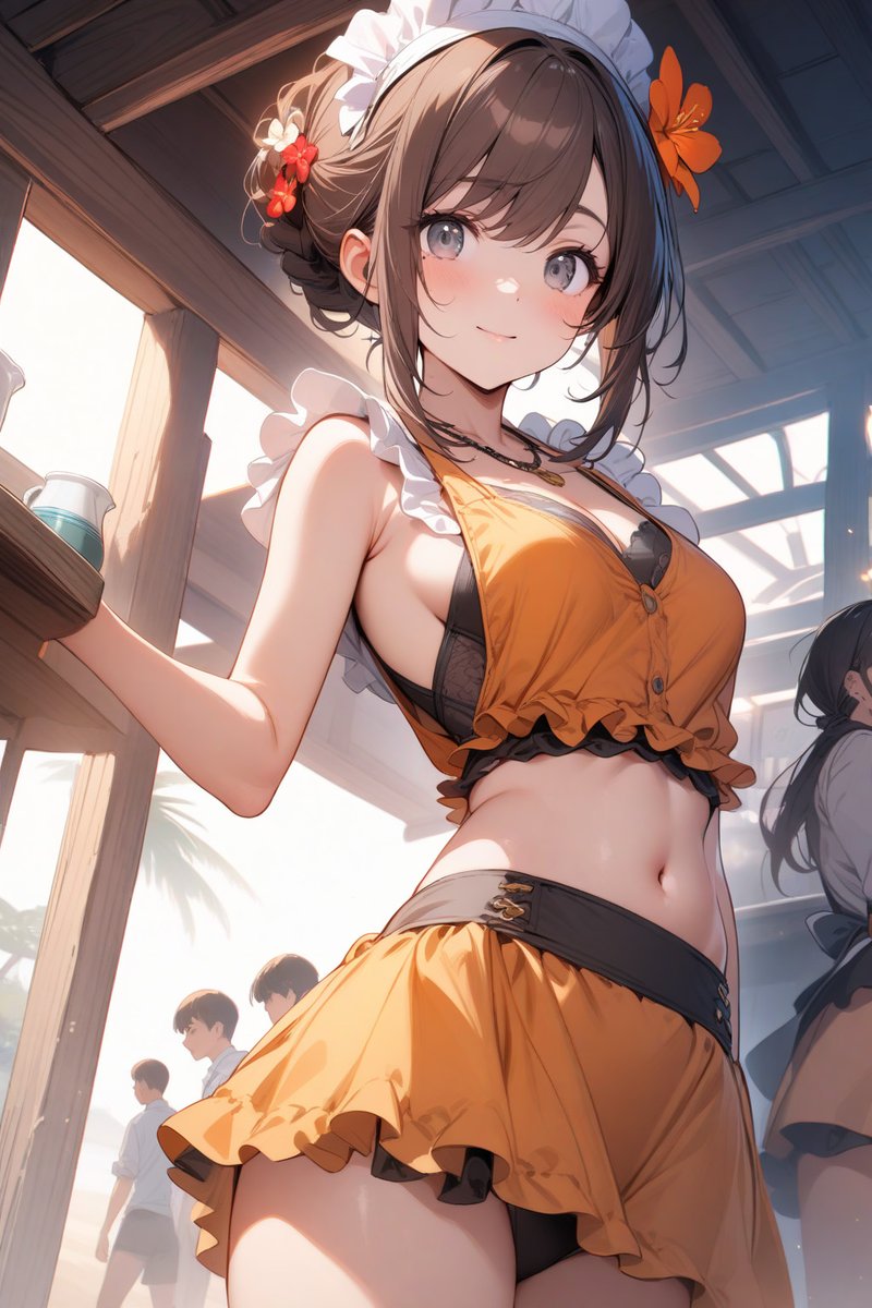 大人気な海の家