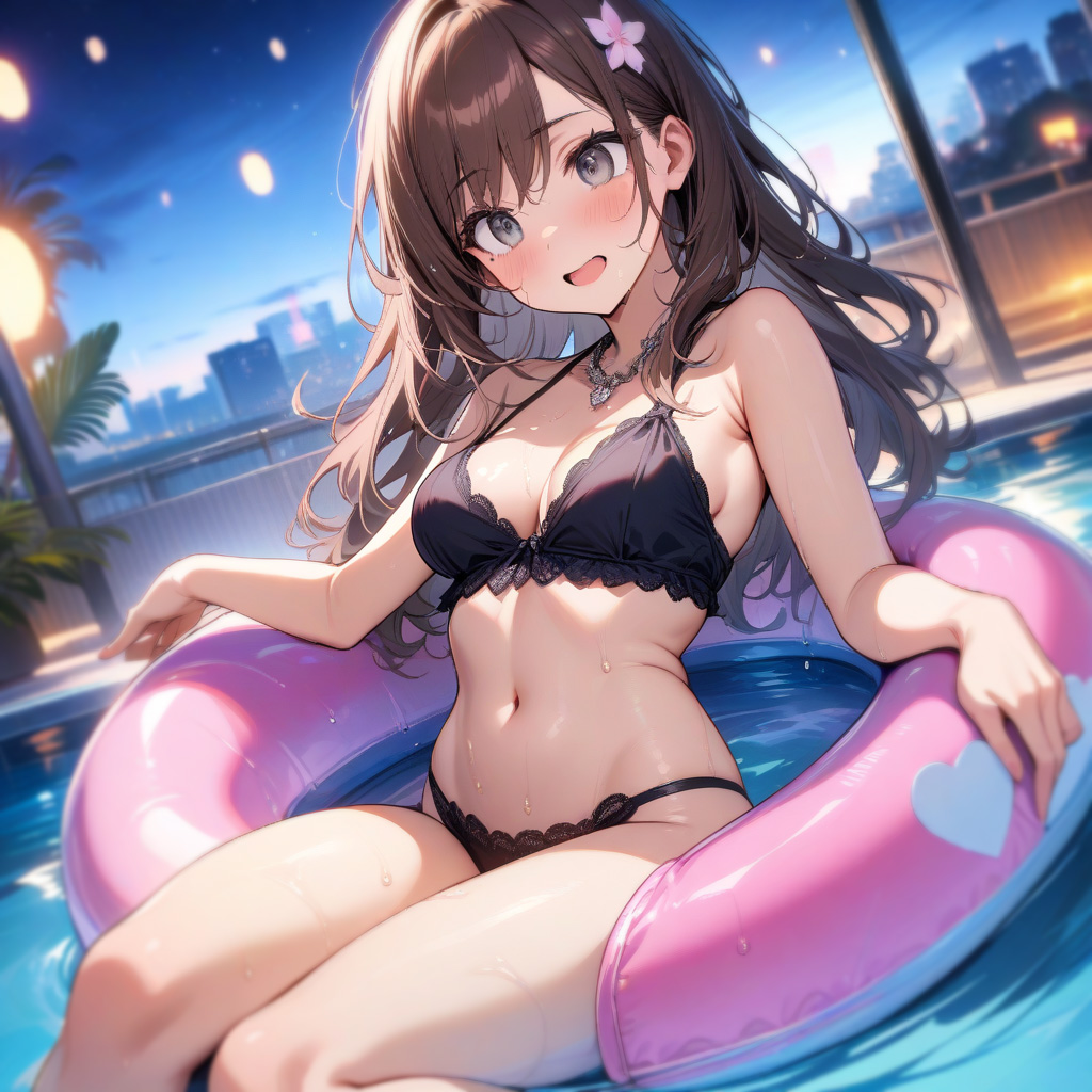 『ナイスバディ』な企画（@mikitaku_74_6_3 ）に参加します！ ナイトプールのパリピな雰囲気は…
