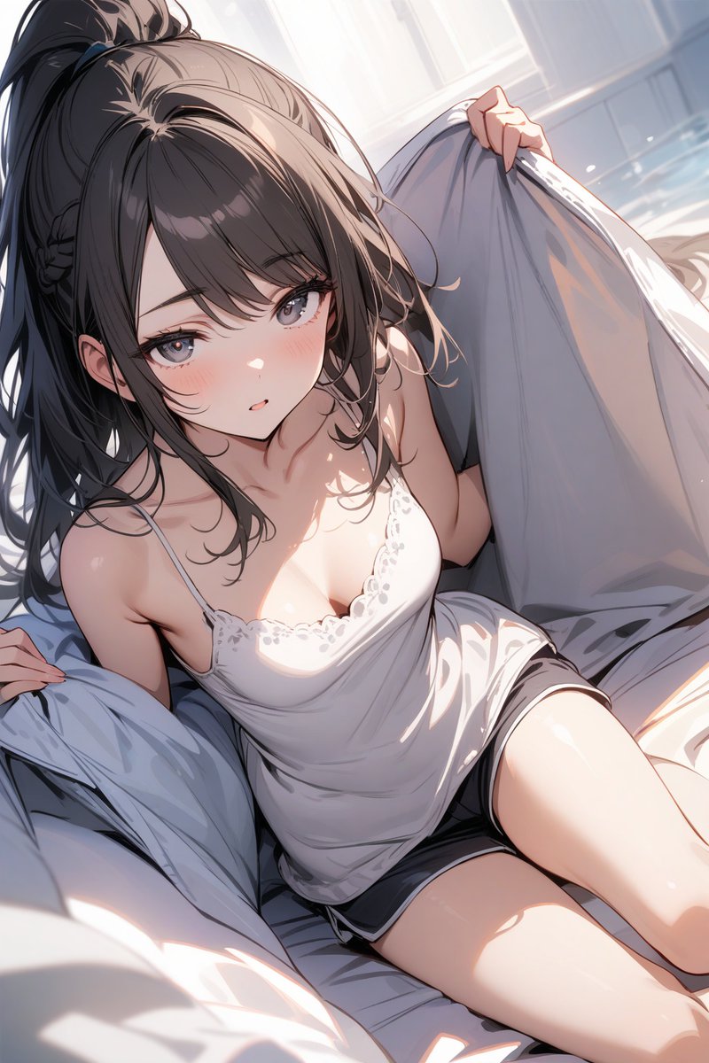夏休みの宿題その１『朝のラジオ体操』ほな、ふたりではじめるで～ 「はい、先生。ふふ！」