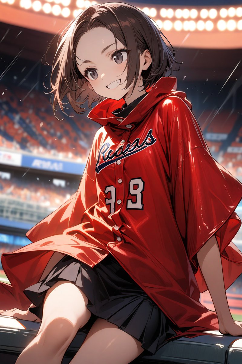雨でも試合長くてもふたりなら楽しい