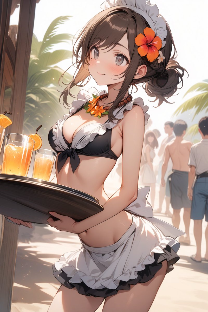 海の家は大忙し