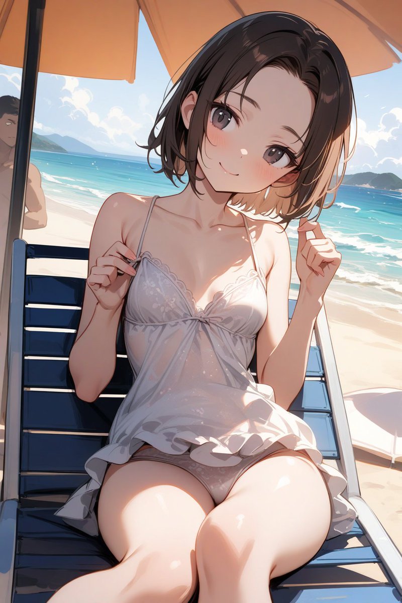 ふふ…この写真キミのカレシに送ってやろうか。 「ちょ、やめ…っ」 水着よろこぶぜ。誰が撮ったんだとか後ろの…