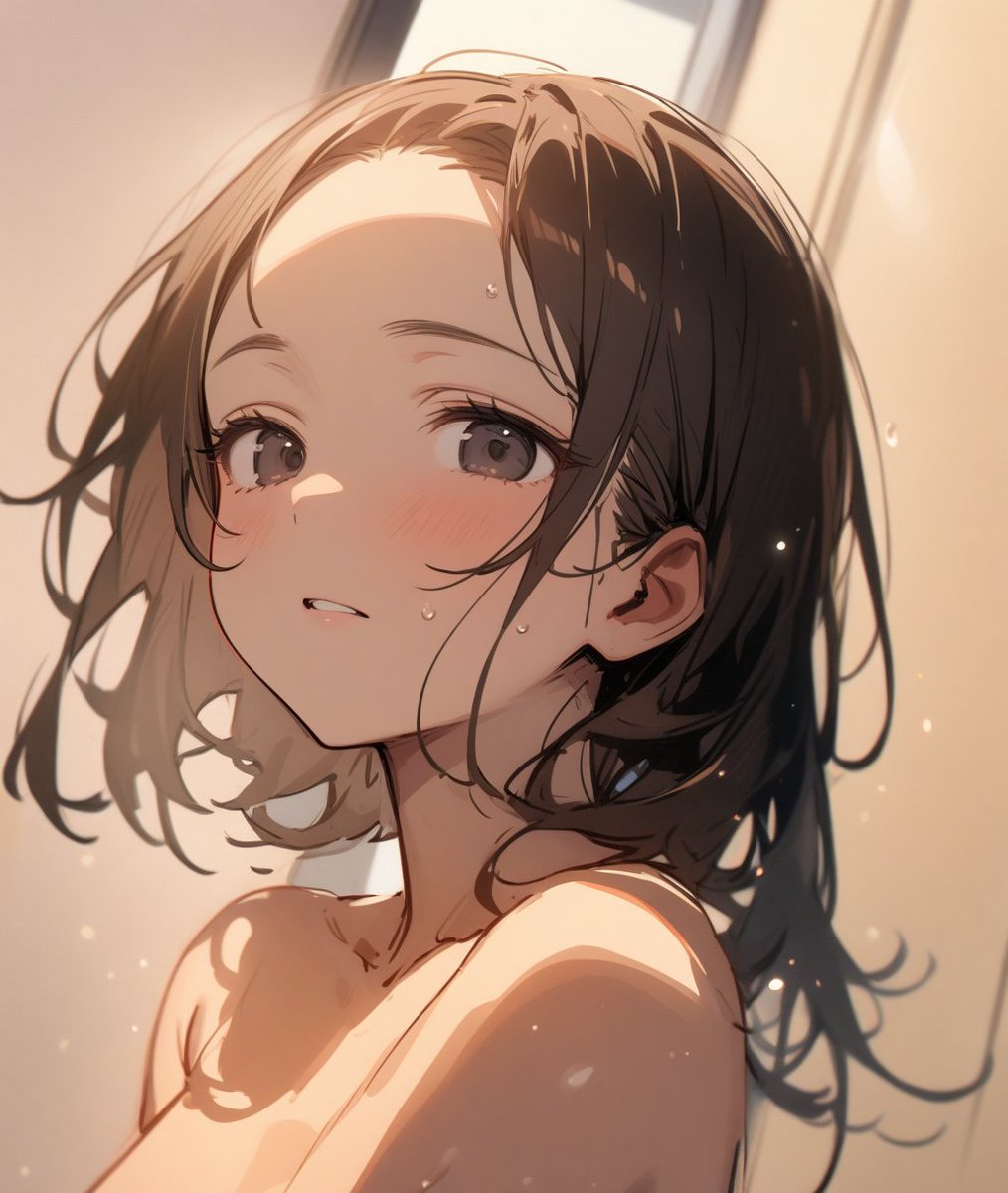 「一緒に浴びるの？」