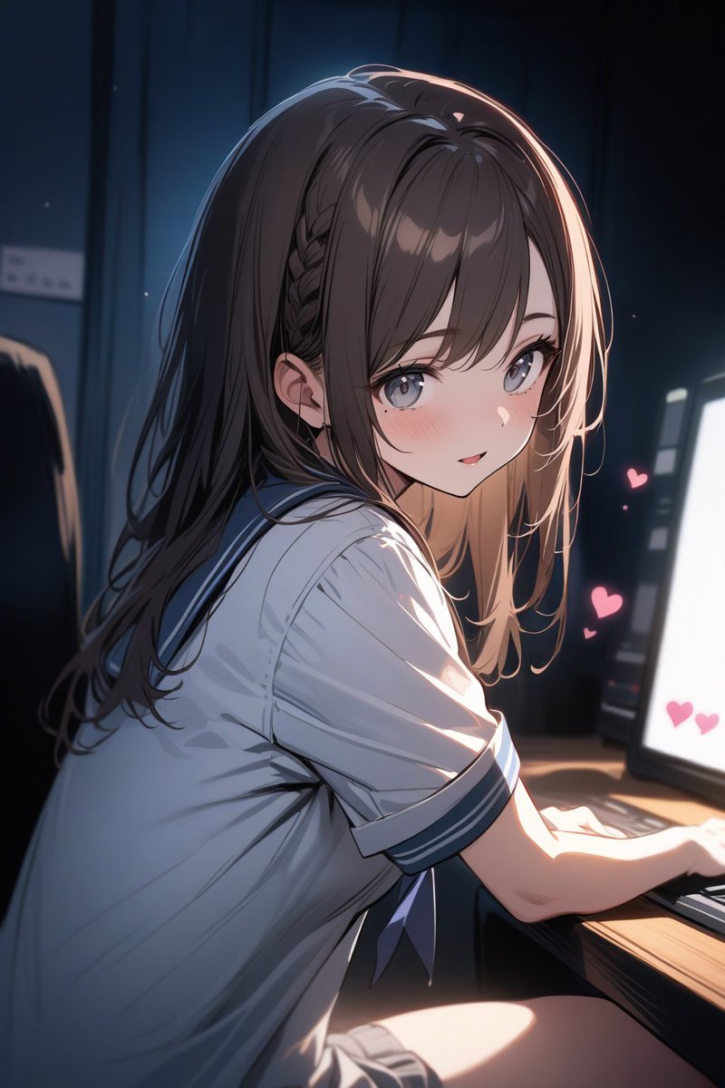 ネットカフェで自習中