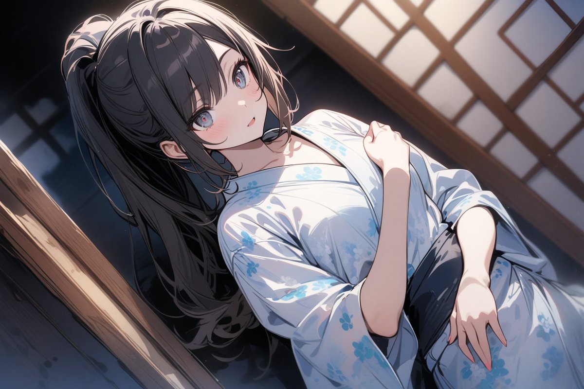 「寝てる間にお風呂いただきました♡」