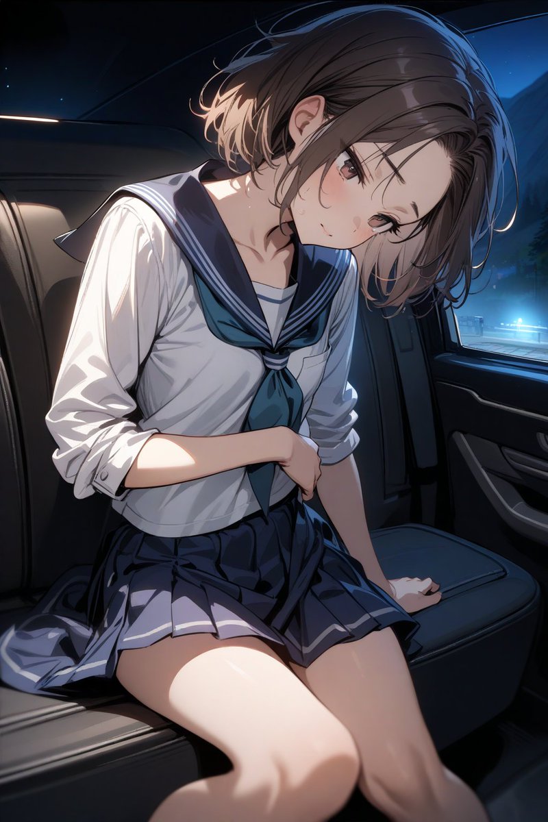 後部座席へ移動したとこ