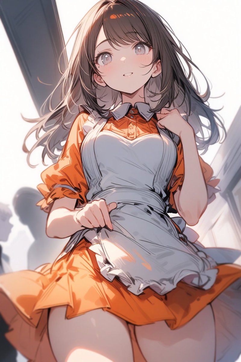 「今日はちょっと忙しいね。がんばろ♡」 先輩のために頑張って働くかー