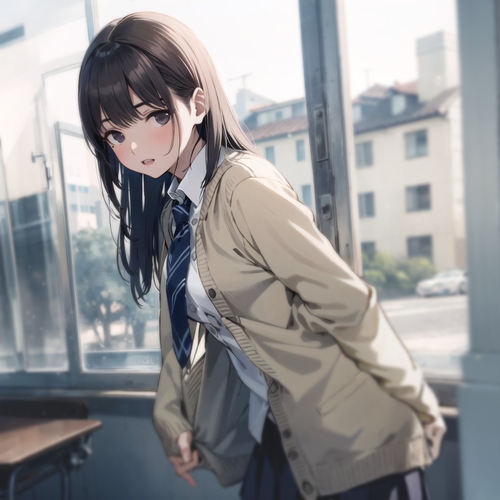 なぜか教室で身なりを整えている寧々さん