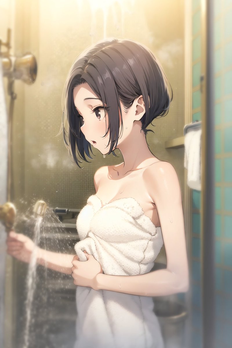 シャワー壊れた…