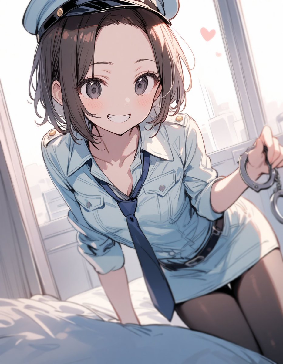 「逮捕しちゃうぞ？」（にっひっひー）