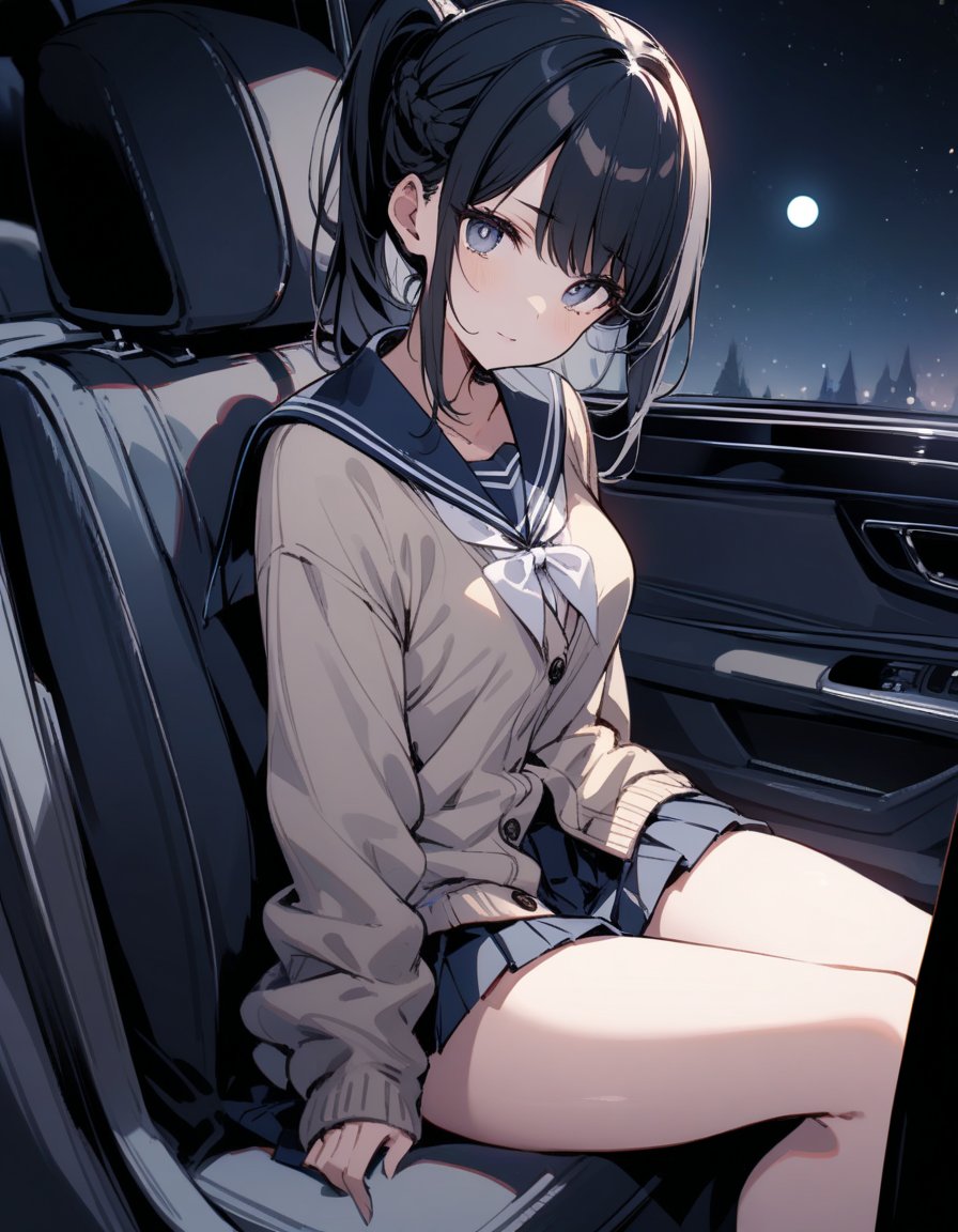 こんな夜中の無人駅に綺麗な女子高生。 これは……間違いなく幽霊だな！ どうしよう。タクシー運転の諸先輩は「…