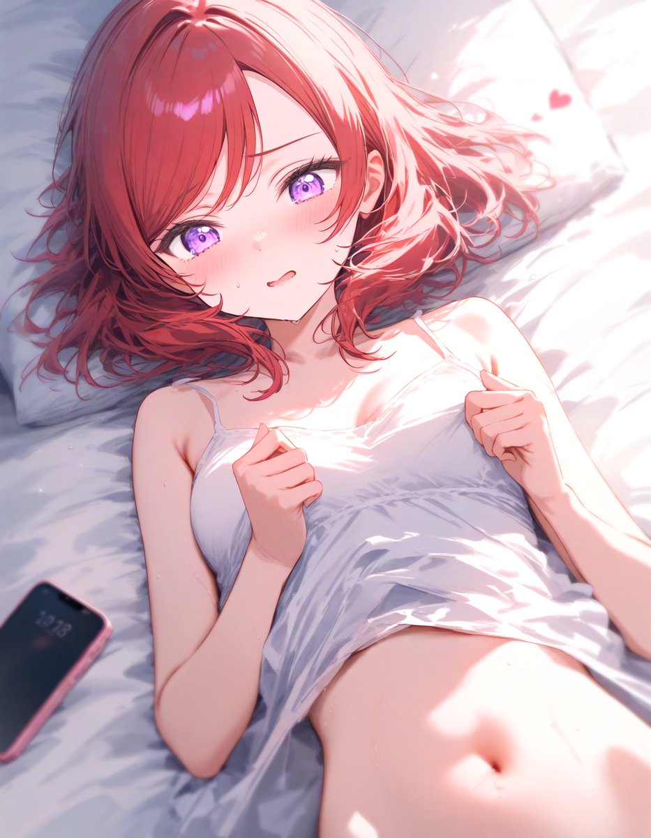 夏だと汗かいちゃうよね。仕方ないね