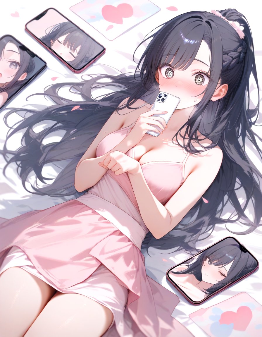 カレシのスマホが自分の写真でいっぱいだったときのマナカさん。 ※盗み見たわけではない