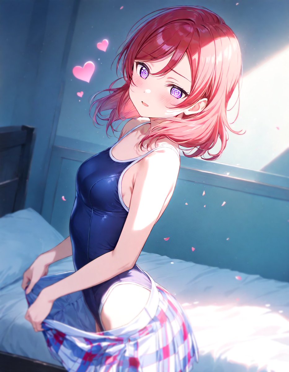 真姫ちゃんがお部屋でスク水だと？ なんて威力だ。催眠アプリ…