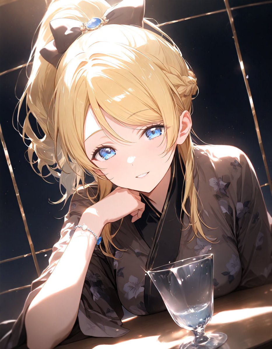 最後まで飲みきることを、やけに勧めてくる絢瀬さん。ヘンなものでも入ってるのかな？（グビグビ）