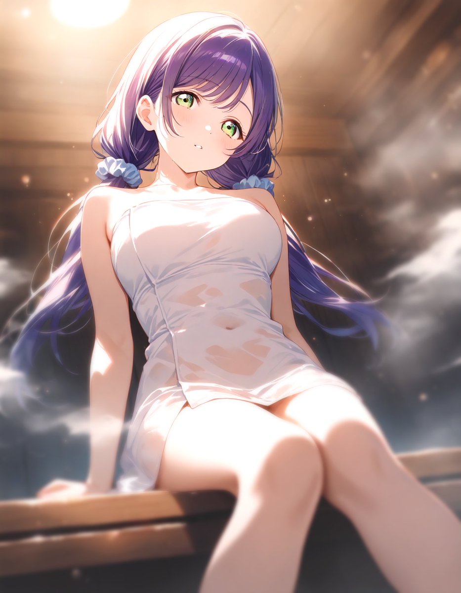 夜中なのにサウナが稼働してたので入ったら、先客がいた。おお…なんという…