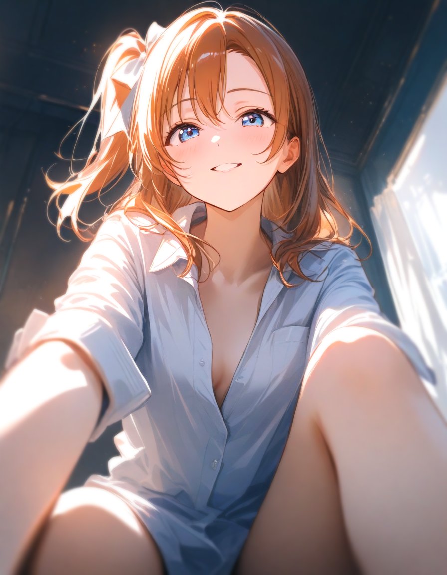 @YOU_610_HONOKA 上に乗って来る穂乃果ちゃん