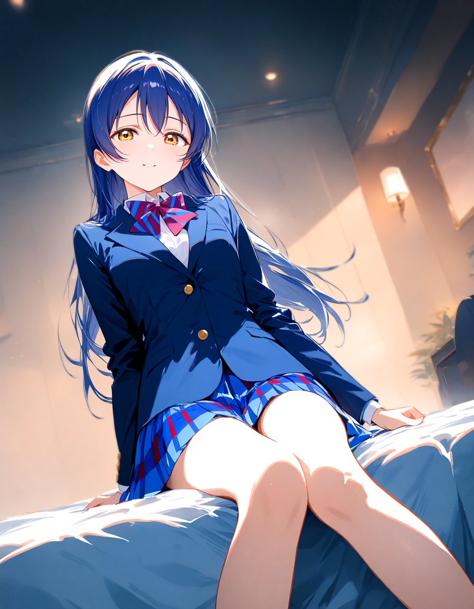 どこかの一室にいる海未ちゃん