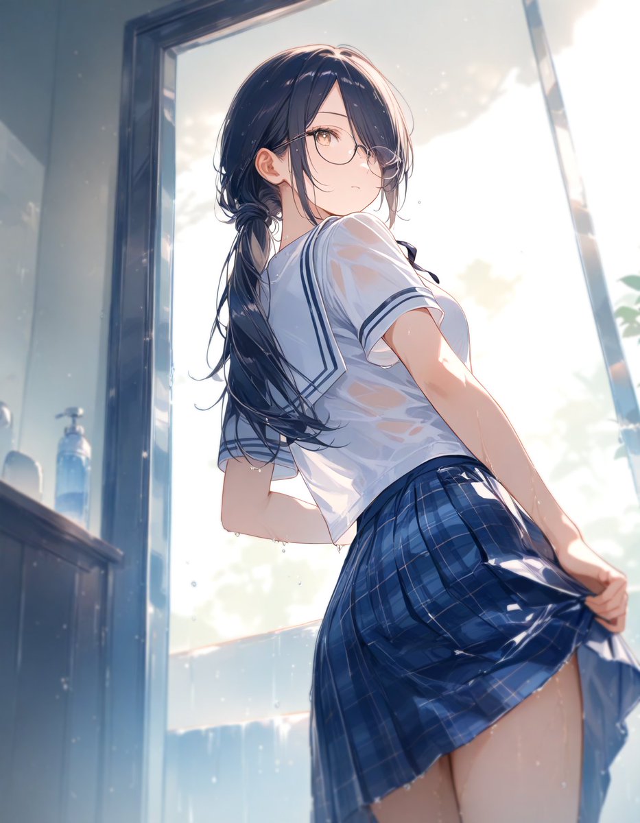 「お兄さん、雨宿りさせてもらっていいですか？」 家、すぐそこなんだから帰った方が「お風呂借りますね(ｽﾀｽ…