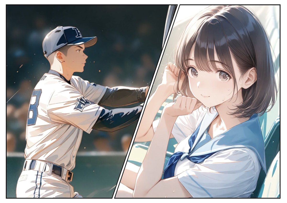 野球部員「（姉ヶ崎、見ててくれ。この一打で、全部伝える――！ 君の笑顔がスタンドにあるだけで、バットが軽い…