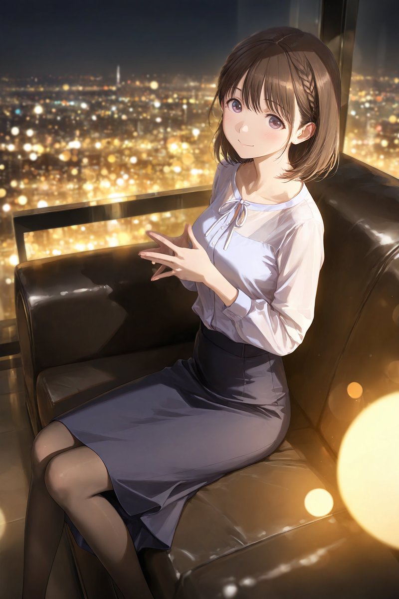 「ステキな眺めだね……。」 バッチリ、良い印象を与えたみたいだぞ