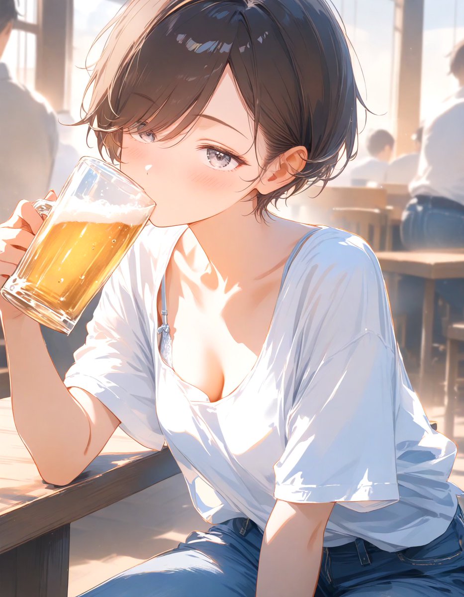 三連休前だし、大学の先輩とハッピーアワー🍻