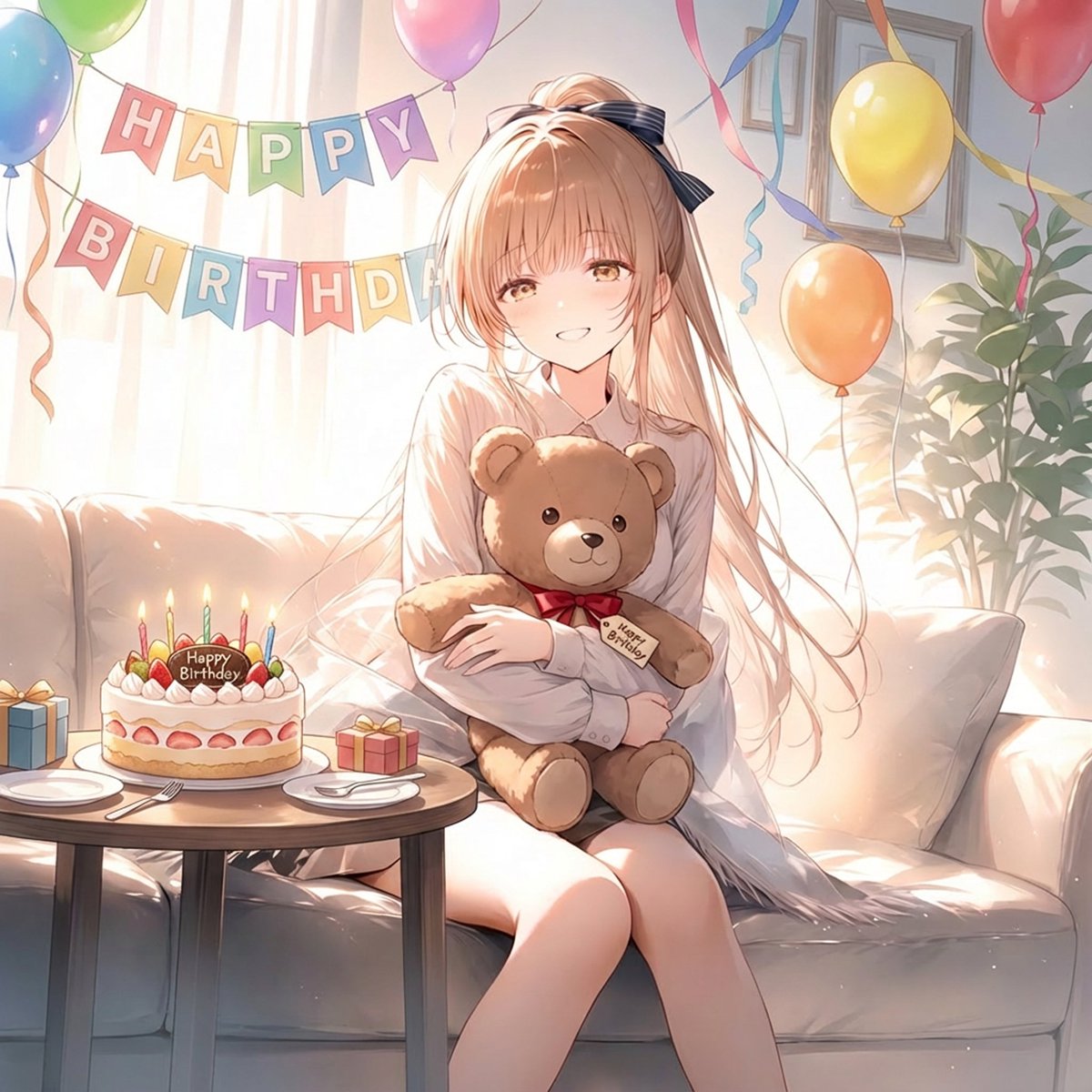 本日は椎名真昼さんのお誕生日ですね。 きっと周くんがハートを撃ち抜くお祝いをしてるはずなので、あたたかく見…