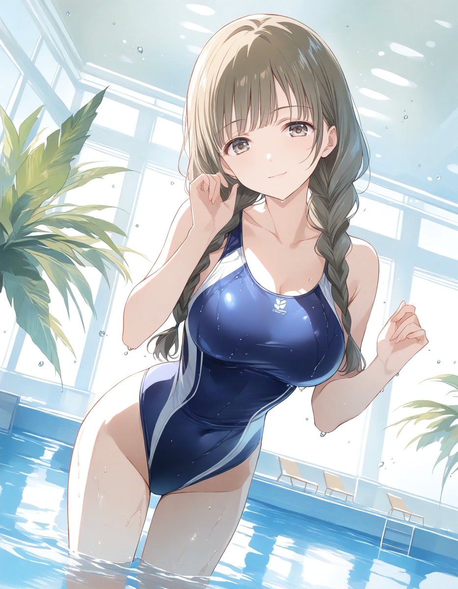 いつも見てて、競泳水着もいいなぁと出したくなってきました。競泳水着だと、なこちかな。冬でも温水プールでくつ…