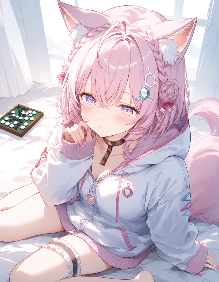 博衣こより/hololive AZKiさんとのオセロ対決でのリアクションが面白過ぎました。「白かわいそうだ…