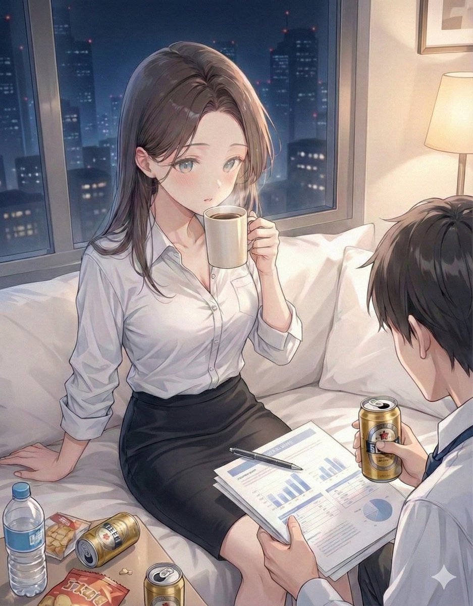 夜になっちゃった。 熱が入っちゃったからね