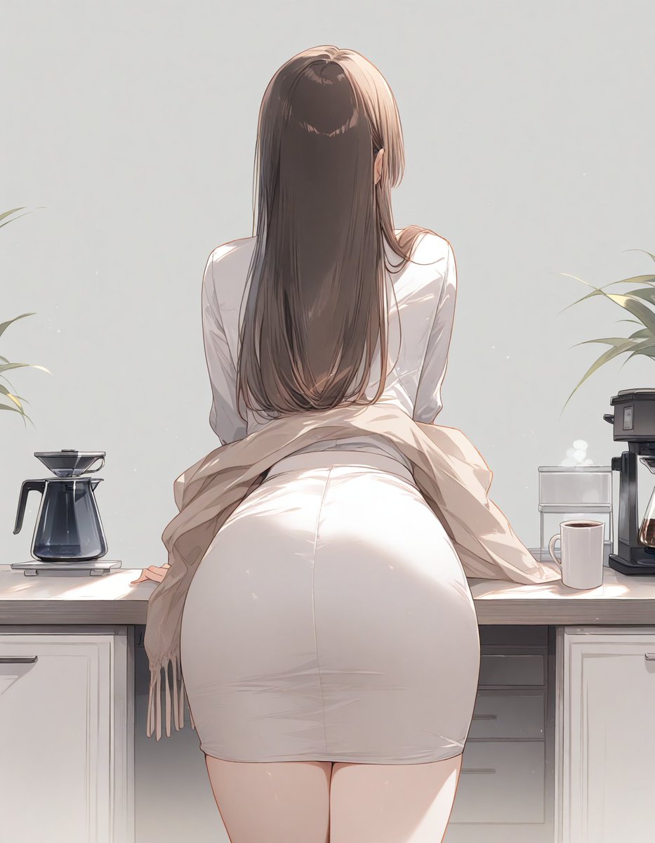 遅くなってきた職場。 人目がないみたいだぞ……