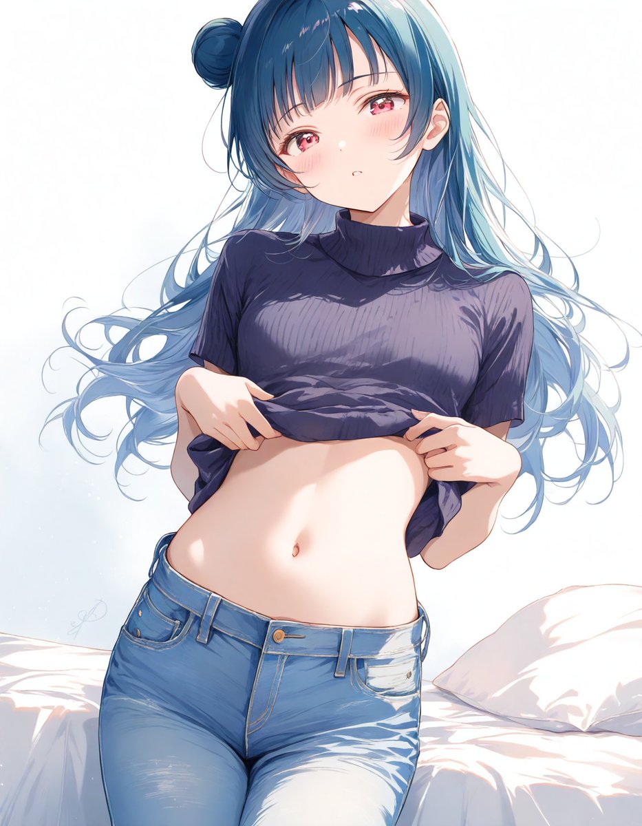 朝のチラリ。は画像を貼り忘れてたんだぜ… 夜だって見せていくスタイル