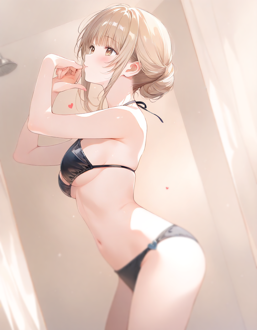[FREE]天使様と黒い紐(17pics)