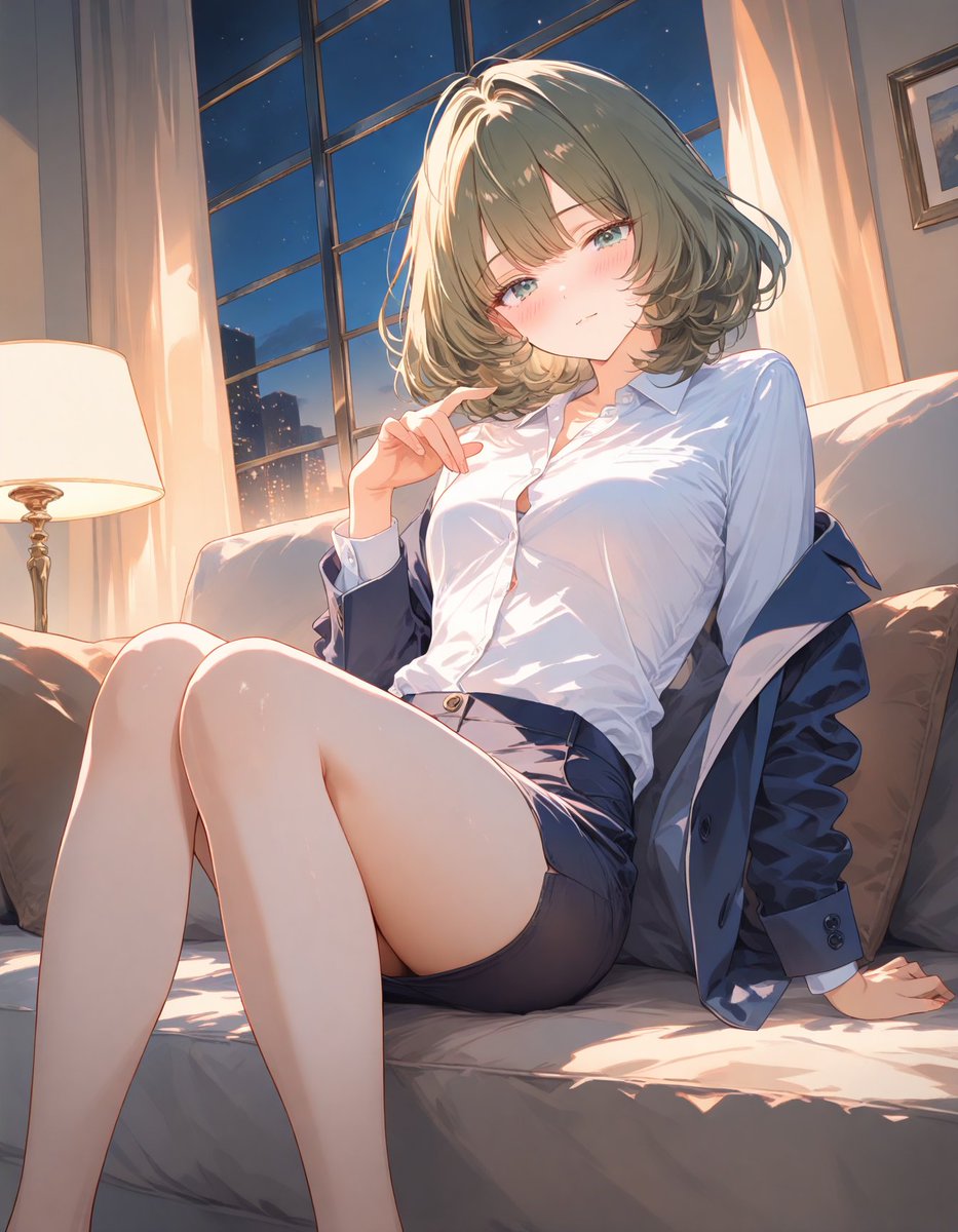 昨夜の楓さんと、今朝の楓さん。 おはようございます