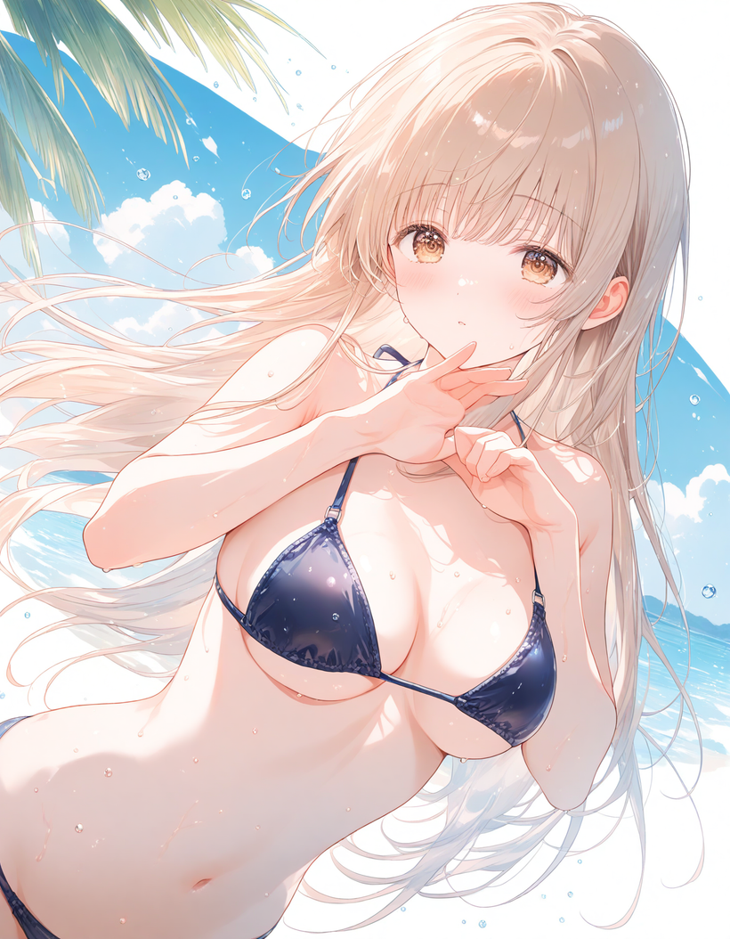 [FREE]天使様と海水浴(7pics)