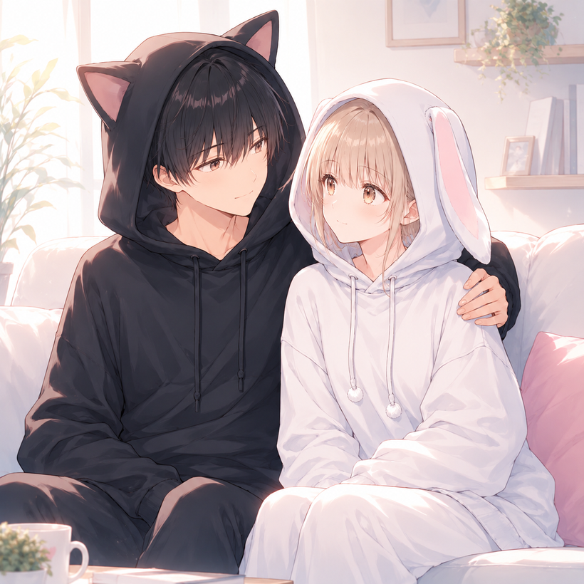 [CO-FREE]ねこうさカップル(22pics)